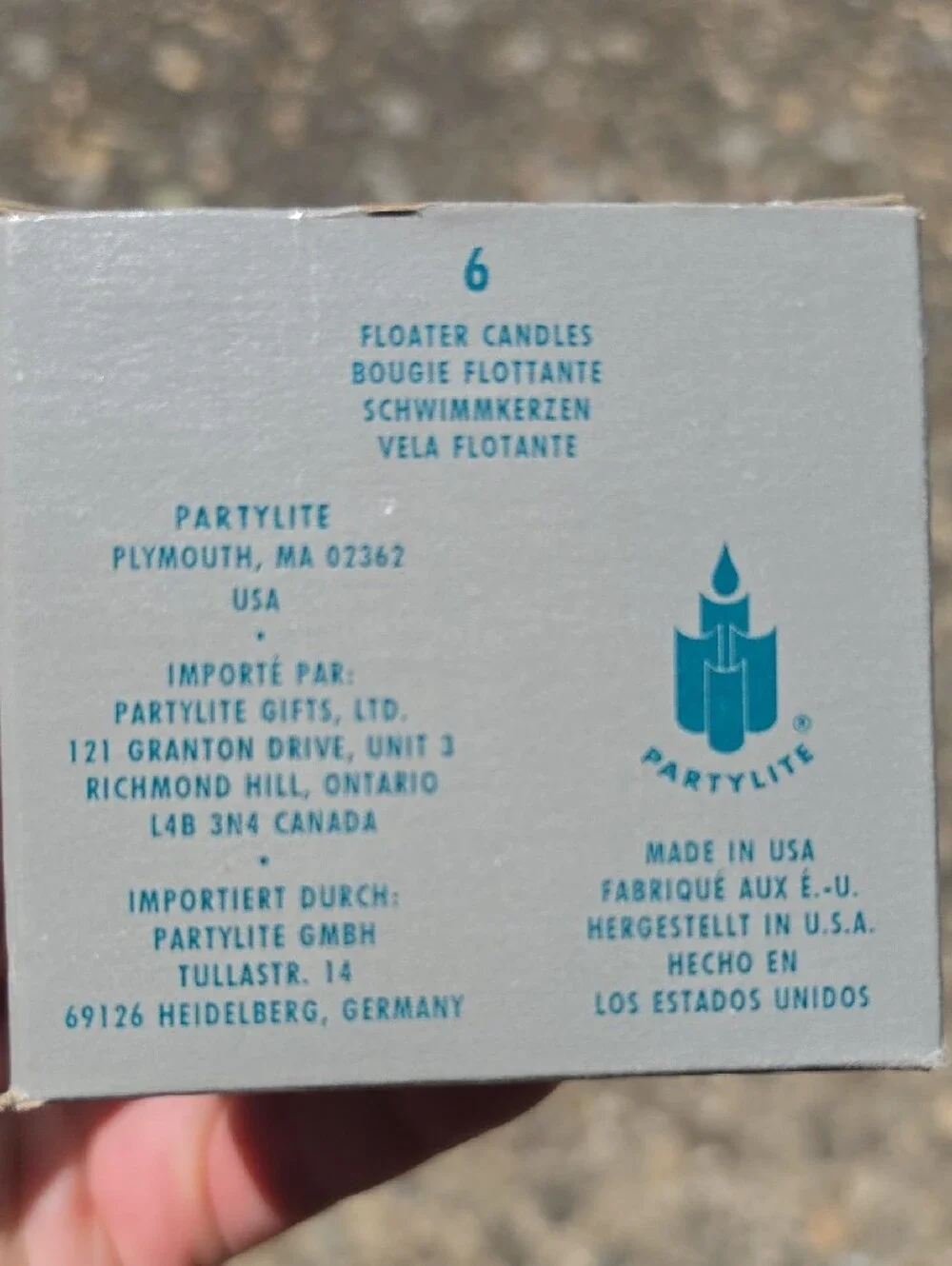 PartyLite four tealight